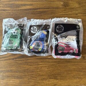 2008 McDonalds Digi Sportz Handheld Game Happy Meal Toy Sports Set Of 3, 4 & 8